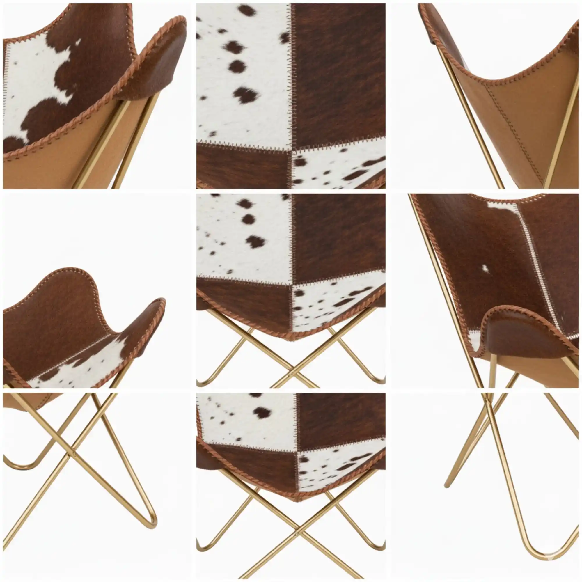 Leather Butterfly Chair - SAINT STAG