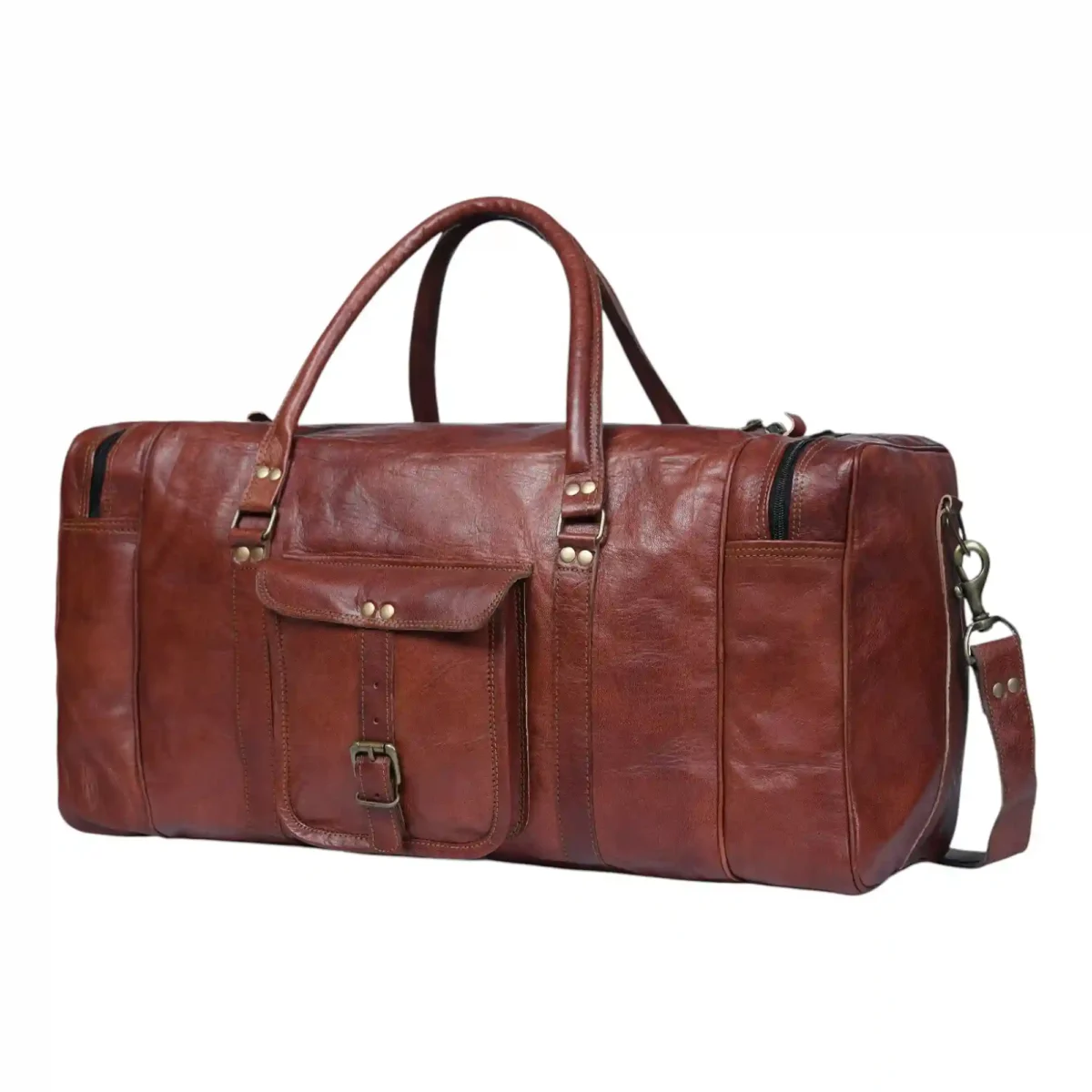 Leather Duffle Bag - SAINT STAG