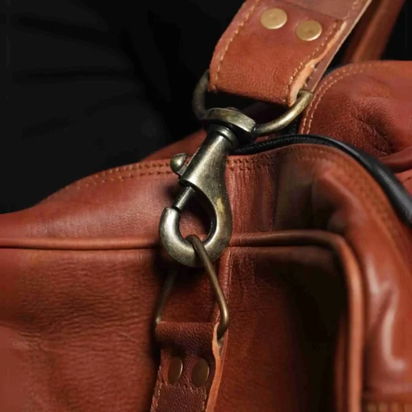 Leather Duffle Bag - SAINT STAG