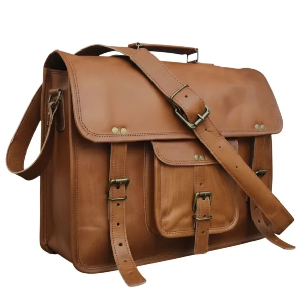 Leather Messenger Bag - SAINT STAG