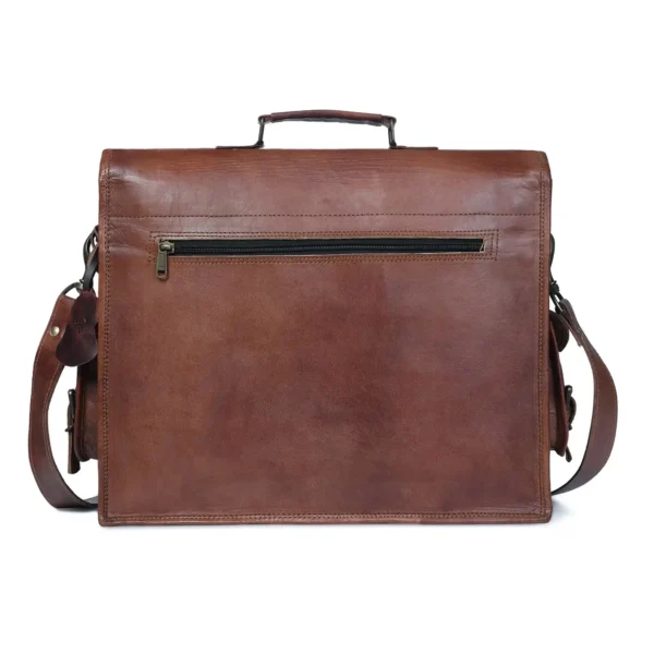 Leather Messenger Bag - SAINT STAG