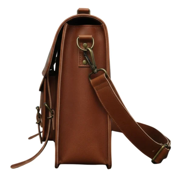 Leather Messenger Bag - SAINT STAG