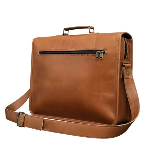 Leather Messenger Bag - SAINT STAG