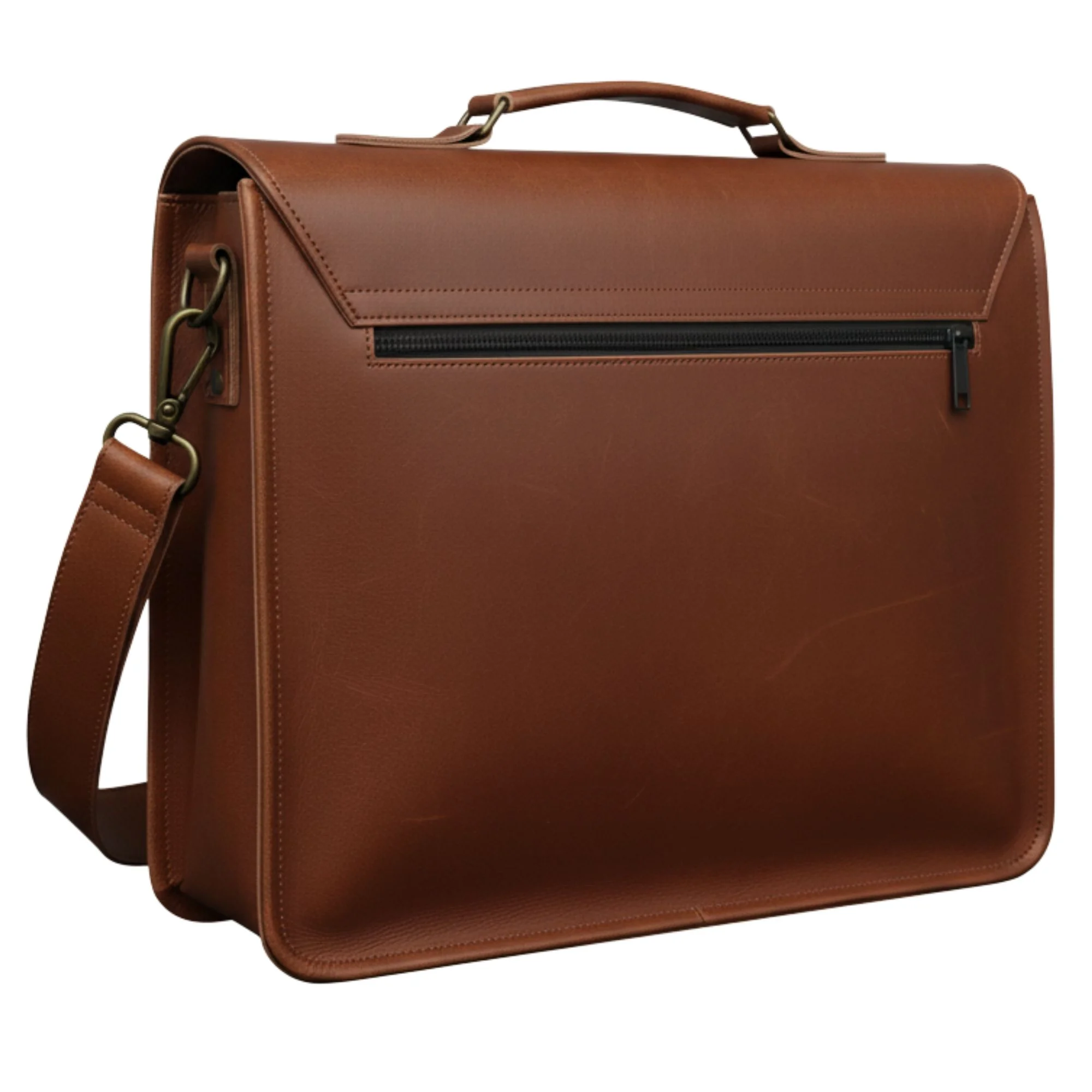 Leather Messenger Bag - SAINT STAG