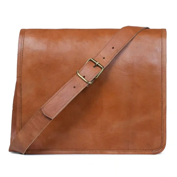 Leather Messenger Bag - SAINT STAG