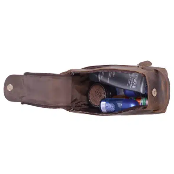 Leather Toiletry Bag - SAINTSTAG