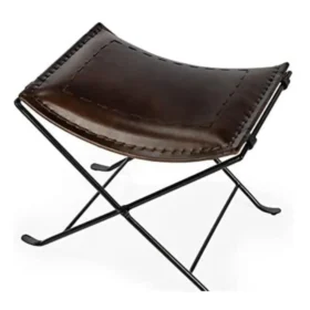 Leather Buttler Stool - SAINT STAG