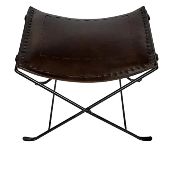 Leather Buttler Stool - SAINT STAG