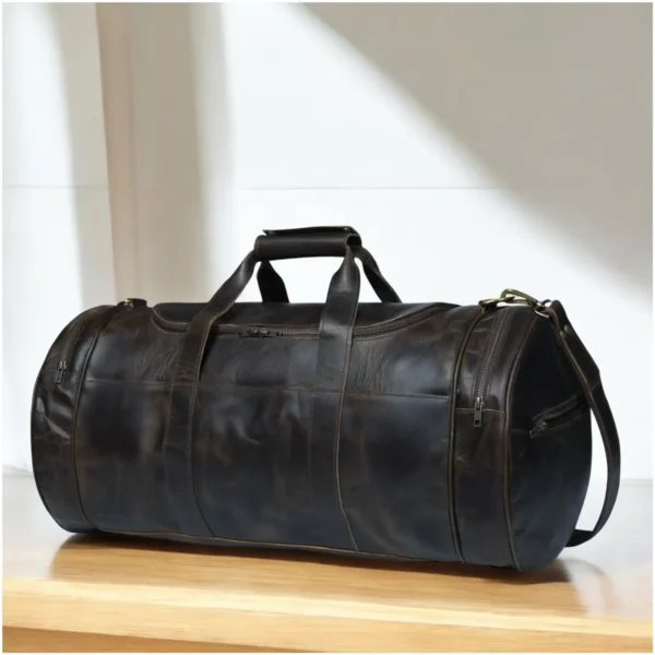 Leather Duffle Bag - SAINT STAG