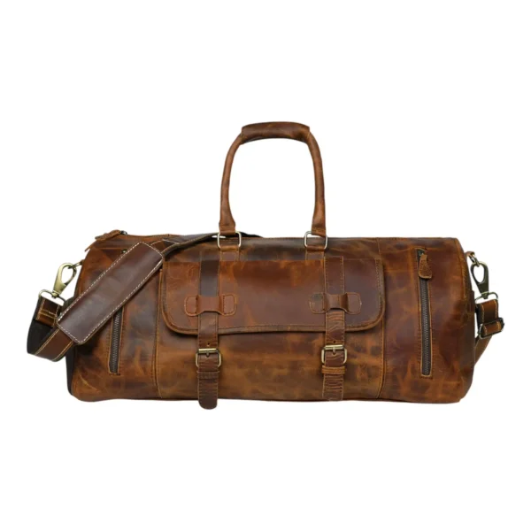 Leather Duffle Bag - SAINT STAG