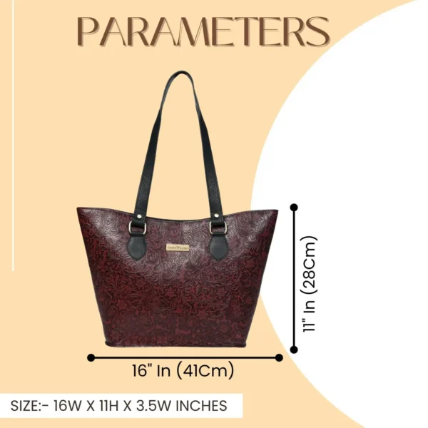 Leather Tote Bag - SAINT STAG