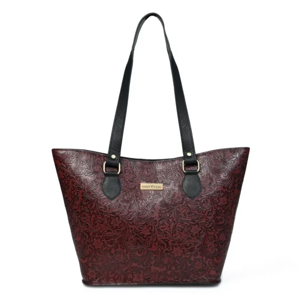 Leather Tote Bag - SAINT STAG