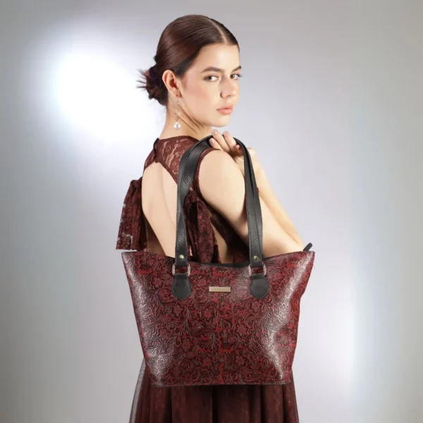 Leather Tote Bag - SAINT STAG