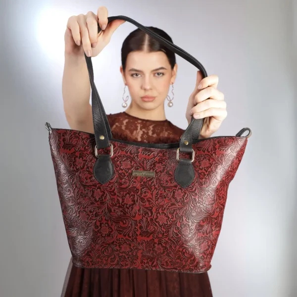 Leather Tote Bag - SAINT STAG