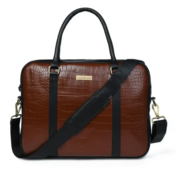 Leather Messenger Bag - SAINT STAG