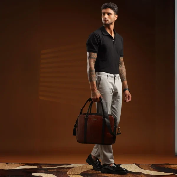 Leather Messenger Bag - SAINT STAG