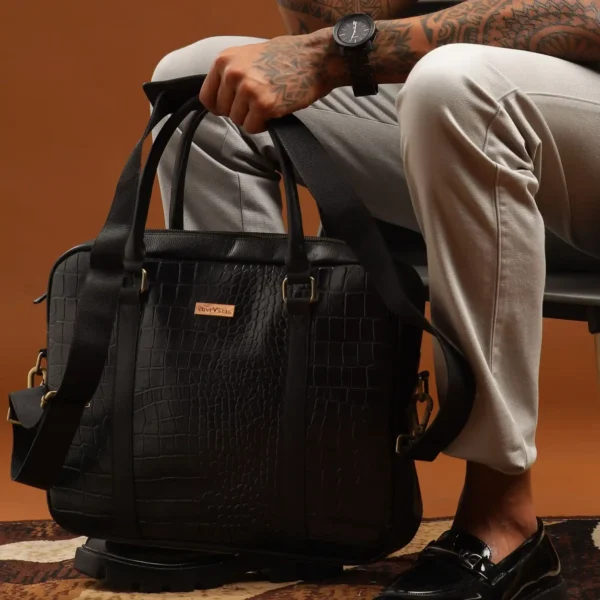 Leather Messenger Bag - SAINT STAG