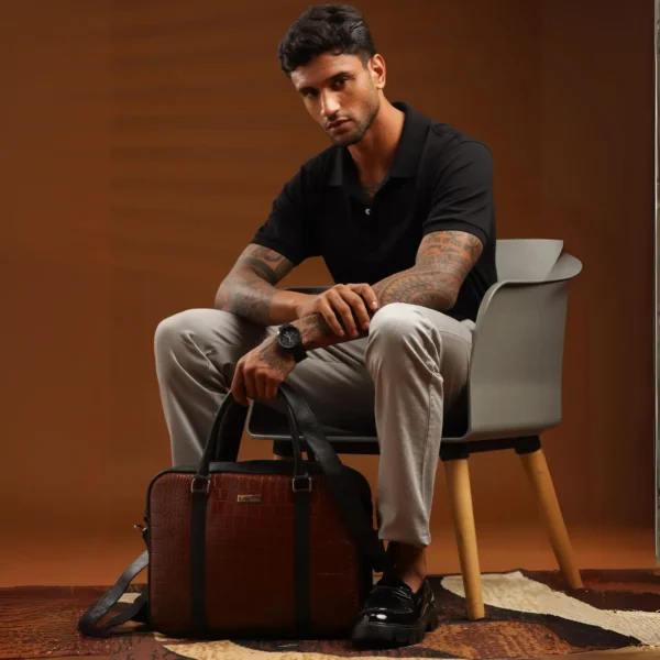 Leather Messenger Bag - SAINT STAG