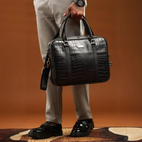 Leather Messenger Bag - SAINT STAG