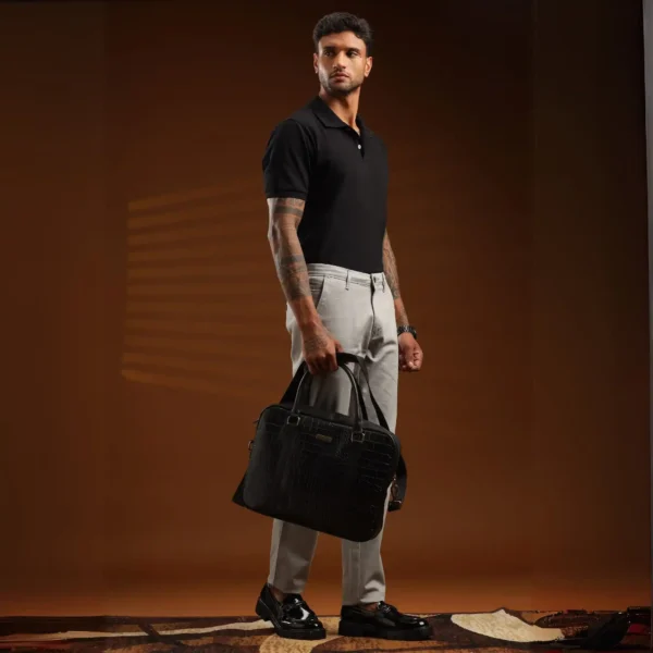Leather Messenger Bag - SAINT STAG