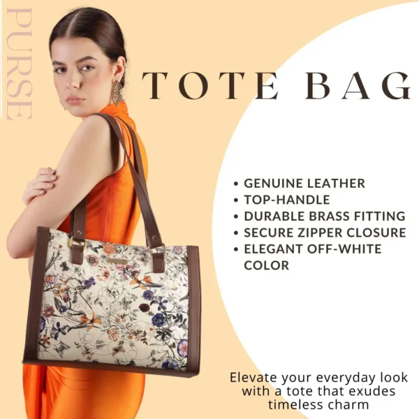 Leather Tote Bag - SAINT STAG