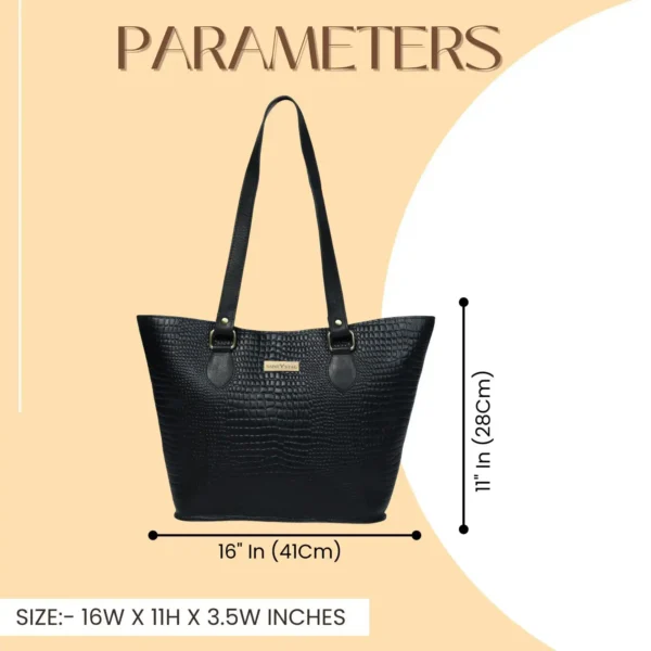 Leather Tote Bag - SAINT STAG