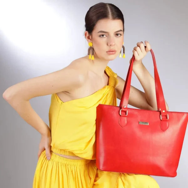 Leather Tote Bag - SAINT STAG