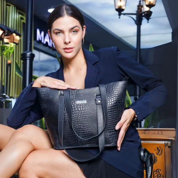 Leather Tote Bag - SAINT STAG