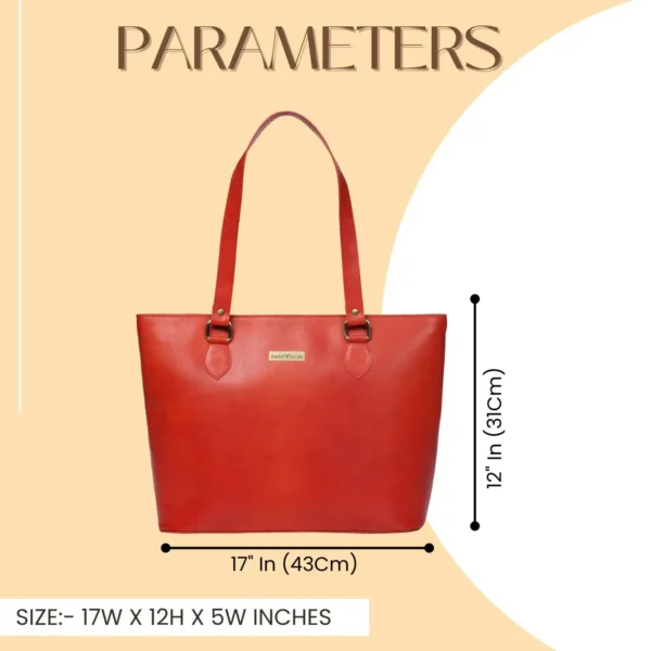 Leather Tote Bag - SAINT STAG