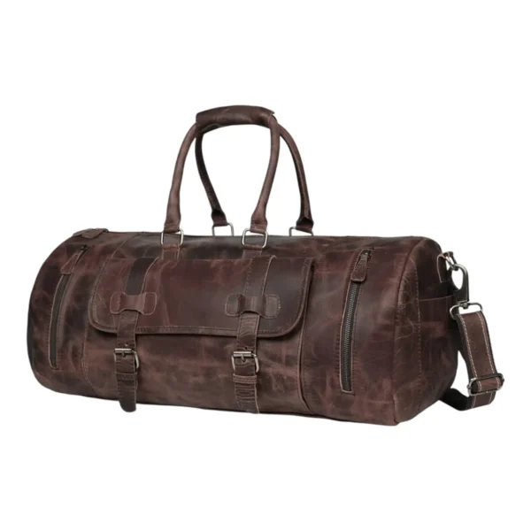 Leather Duffle Bag - SAINT STAG