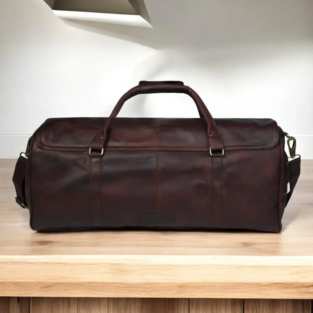 Leather Duffle Bag - SAINT STAG
