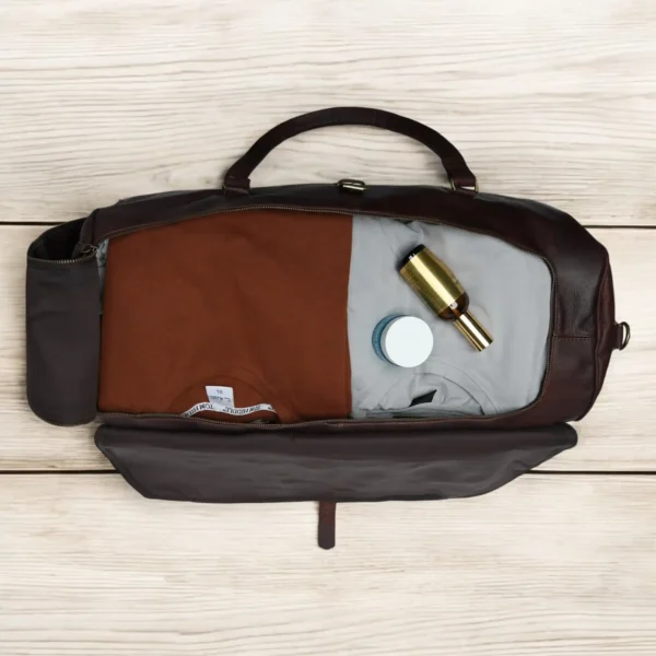 Leather Duffle Bag - SAINT STAG