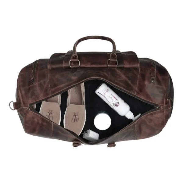 Leather Duffle Bag - SAINT STAG