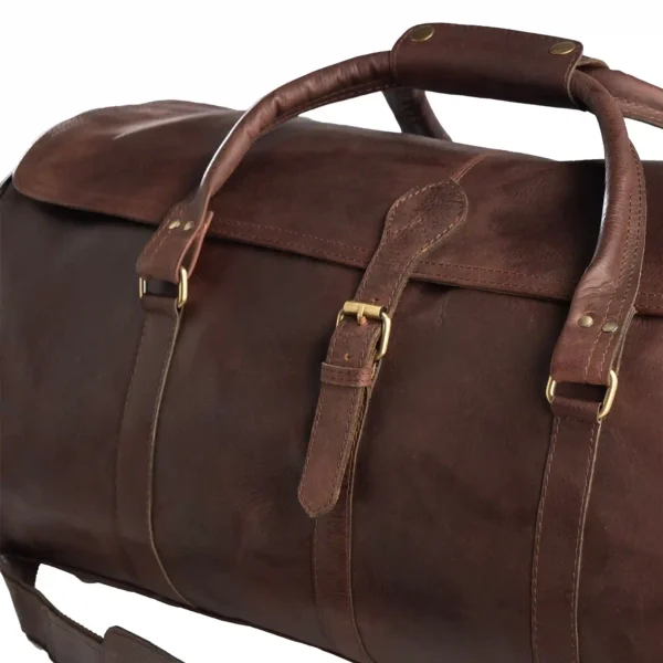 Leather Duffle Bag - SAINT STAG