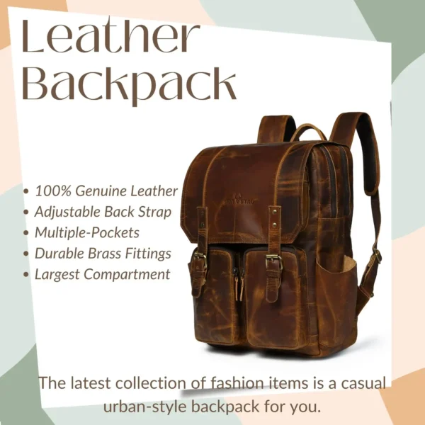 Leather Backpack - SAINT STAG
