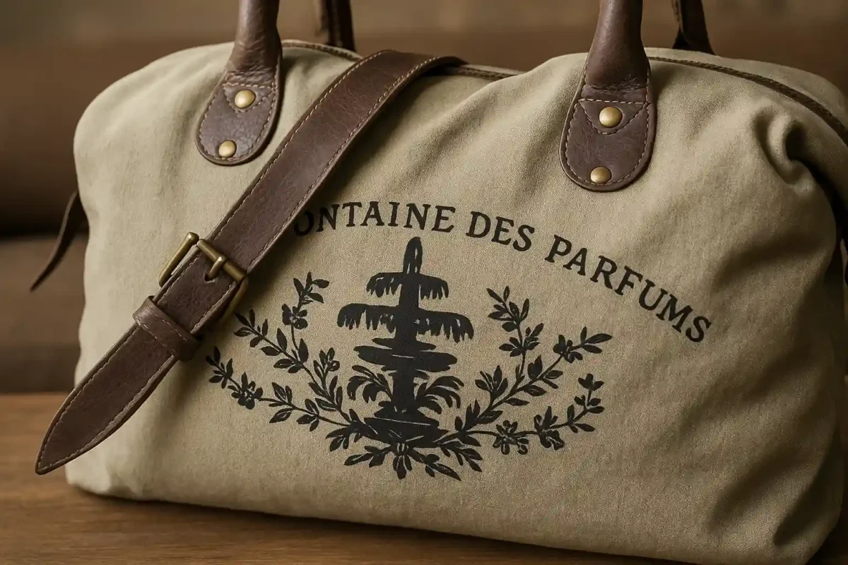 Antique Leather Duffle Bag