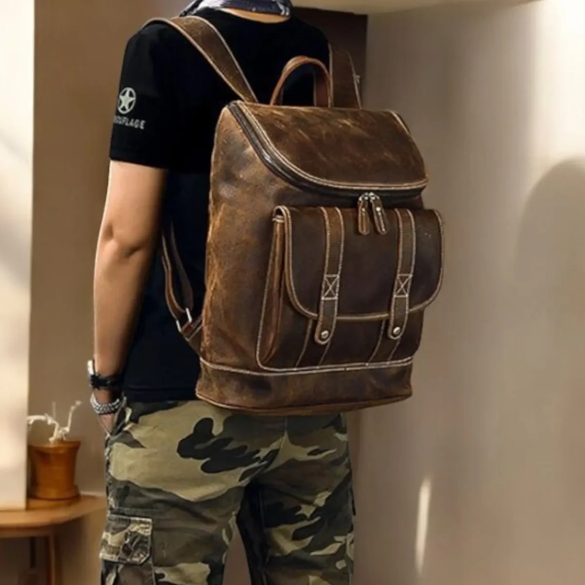 Leather Backpack - SAINT STAG