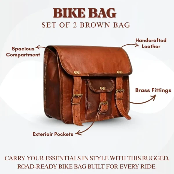 Leather Bike Bag - SAINT STAG
