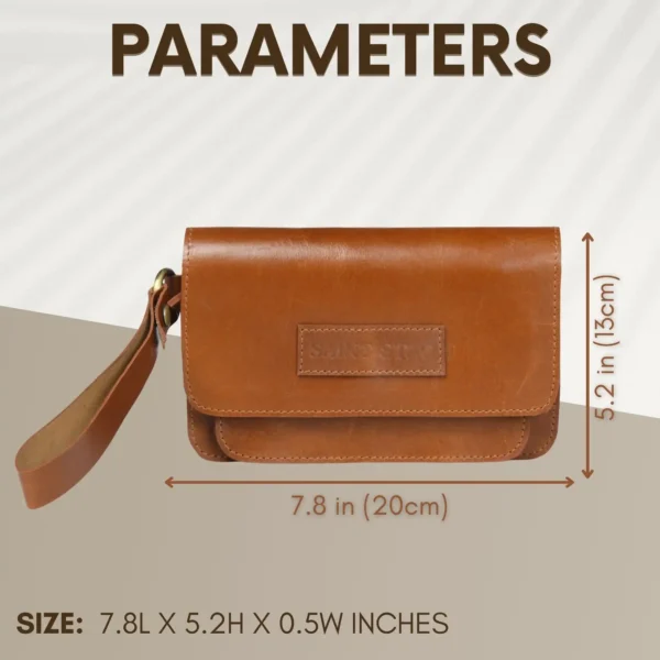 Leather Clutch - SAINTSTAG