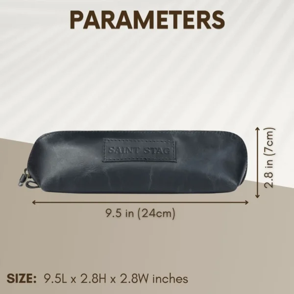 Leather Cosmetic Pouch - SAINTSTAG