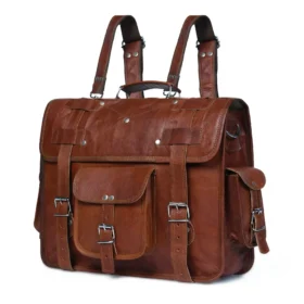 Leather Messenger Bag - SAINT STAG