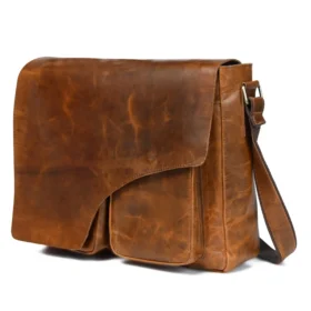 Leather Messenger Bag - SAINT STAG