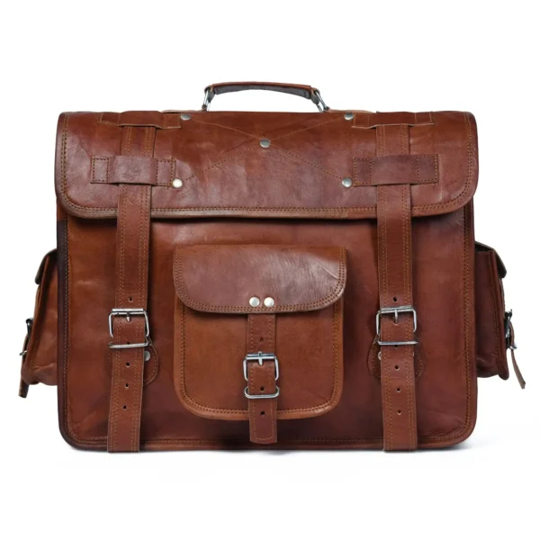 Leather Messenger Bag - SAINT STAG