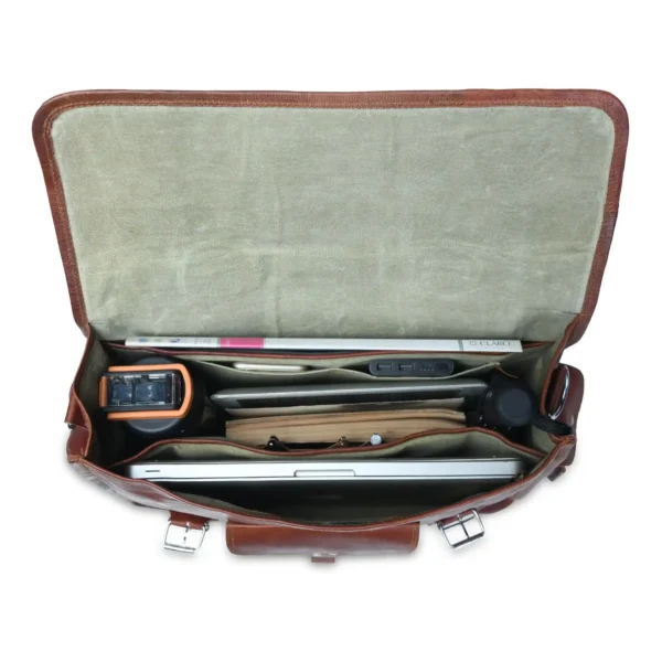 Leather Messenger Bag - SAINT STAG