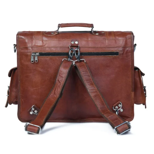 Leather Messenger Bag - SAINT STAG