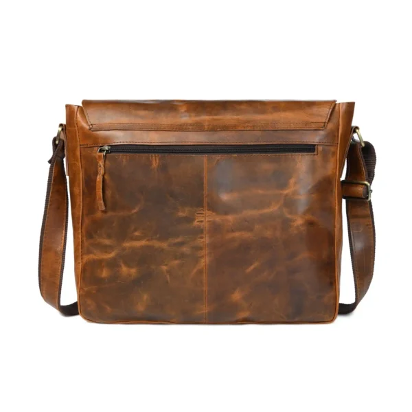 Leather Messenger Bag - SAINT STAG