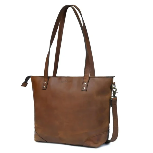 Leather Tote Bag - SAINT STAG