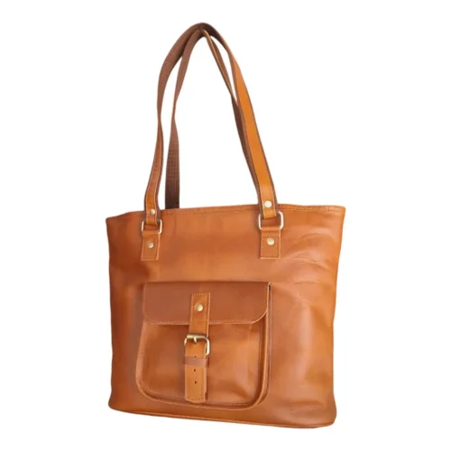Leather Tote Bag - SAINT STAG