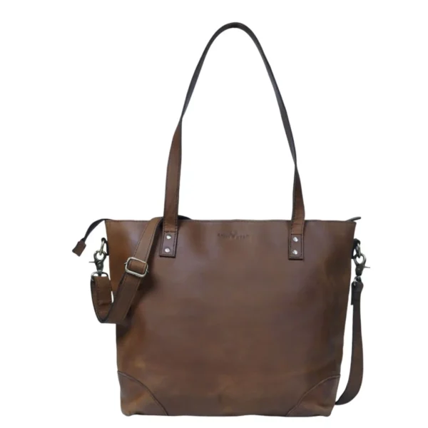 Leather Tote Bag - SAINT STAG