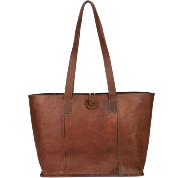Leather Tote Bag - SAINT STAG